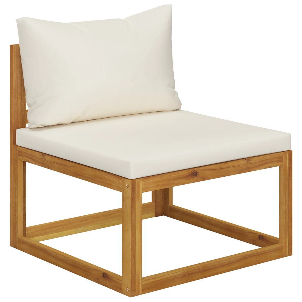 9 Piece Garden Lounge Set with Cushions Solid Wood Acacia (UK/IE/FI/NO only)