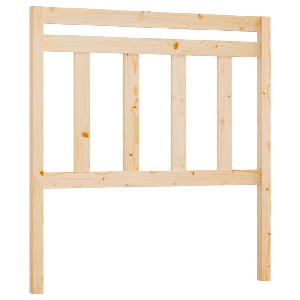Bed Headboard 81x4x100 cm Solid Wood Pine