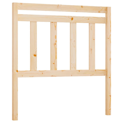 Bed Headboard 81x4x100 cm Solid Wood Pine