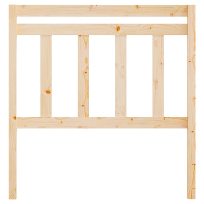 Bed Headboard 81x4x100 cm Solid Wood Pine