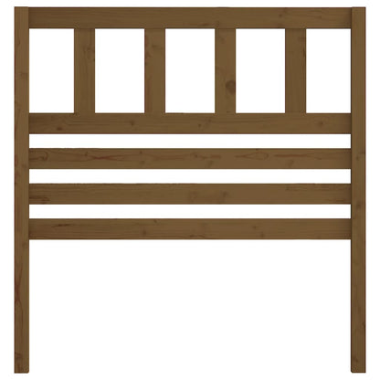 Bed Headboard Honey Brown 81x4x100 cm Solid Wood Pine
