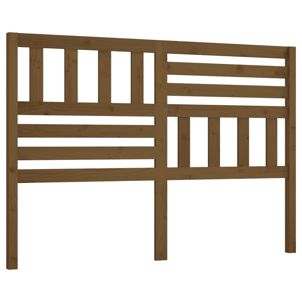 Bed Headboard Honey Brown 156x4x100 cm Solid Wood Pine