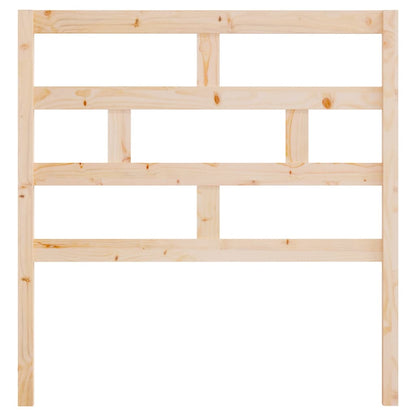 Bed Headboard 81x4x100 cm Solid Wood Pine