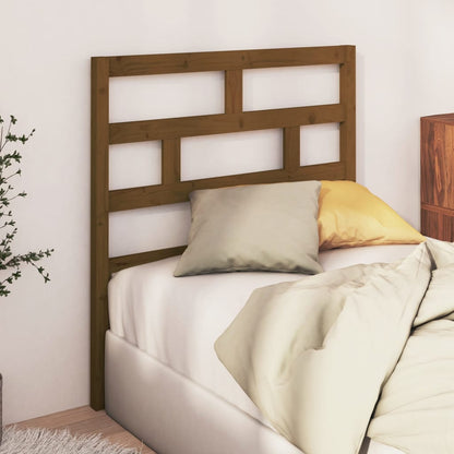 Bed Headboard Honey Brown 96x4x100 cm Solid Wood Pine