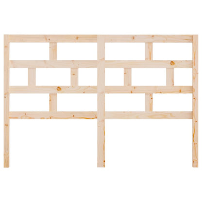 Bed Headboard 146x4x100 cm Solid Wood Pine