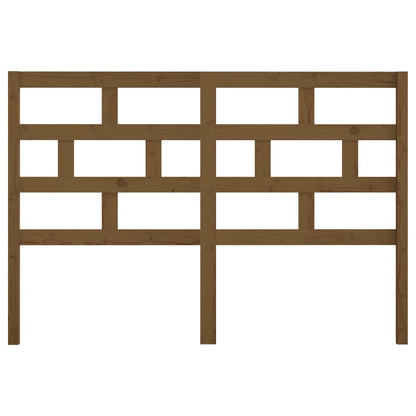 Bed Headboard Honey Brown 156x4x100 cm Solid Wood Pine