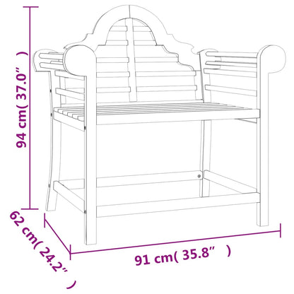4 Piece Garden Lounge Set Solid Wood Teak