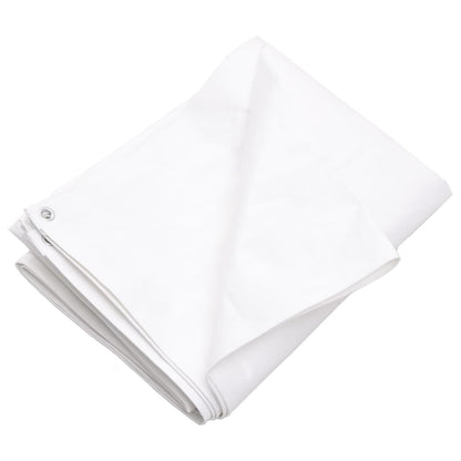 Tarpaulin 260 g/m² 6x8 m White HDPE