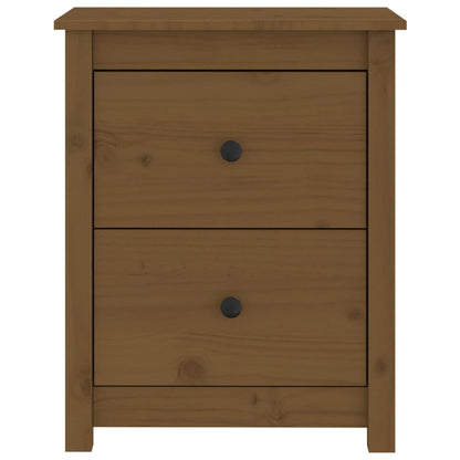 Bedside Cabinets 2 pcs Honey Brown 50x35x61.5 cm Solid Wood Pine