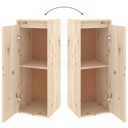 TV Cabinets 2 pcs Solid Wood Pine