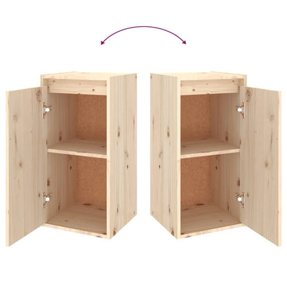 TV Cabinets 4 pcs Solid Wood Pine