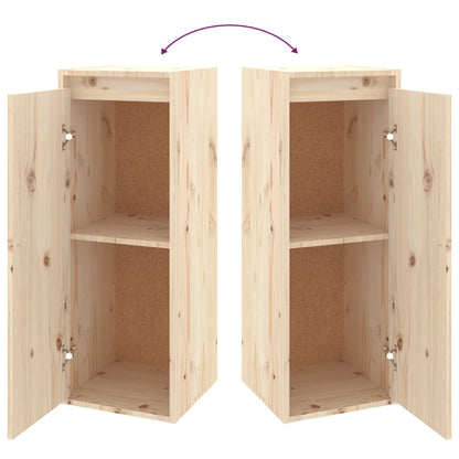 TV Cabinets 4 pcs Solid Wood Pine