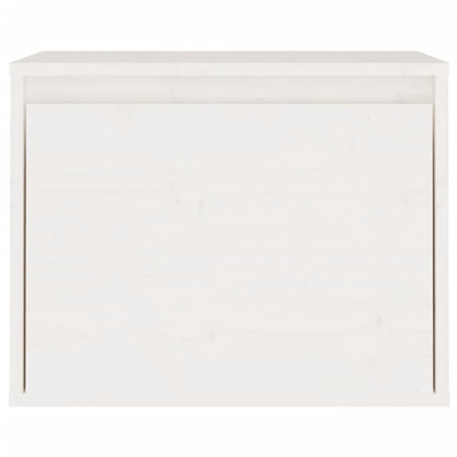 TV Cabinets 7 pcs White Solid Wood Pine