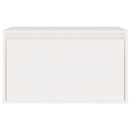 TV Cabinets 7 pcs White Solid Wood Pine