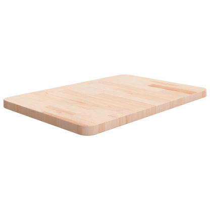 Bathroom Countertop 60x40x2.5 cm Untreated Solid Wood