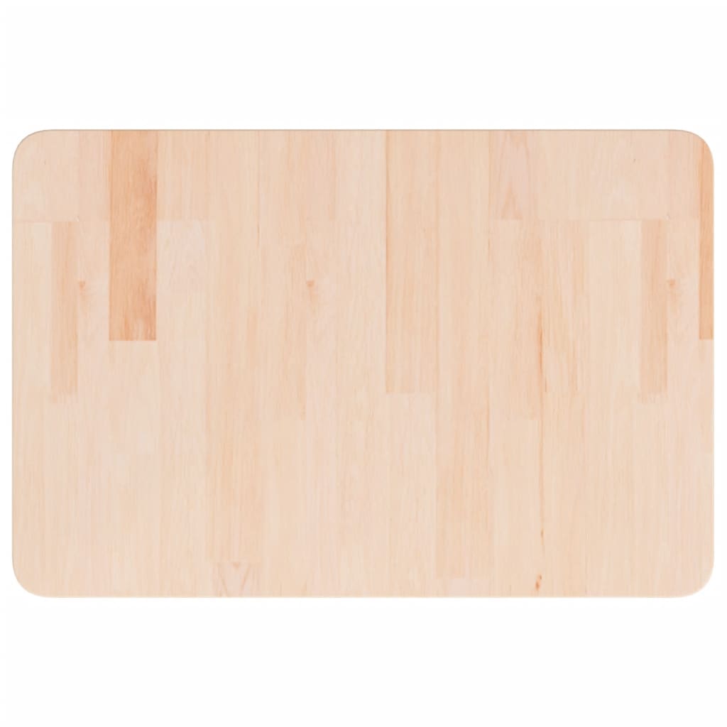 Bathroom Countertop 60x40x2.5 cm Untreated Solid Wood