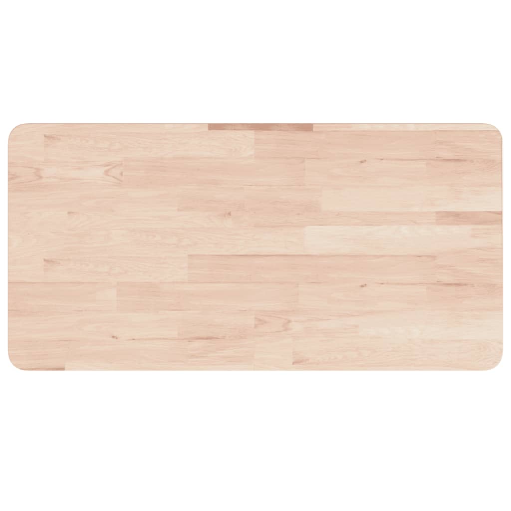 Bathroom Countertop 100x60x4 cm Untreated Solid Wood