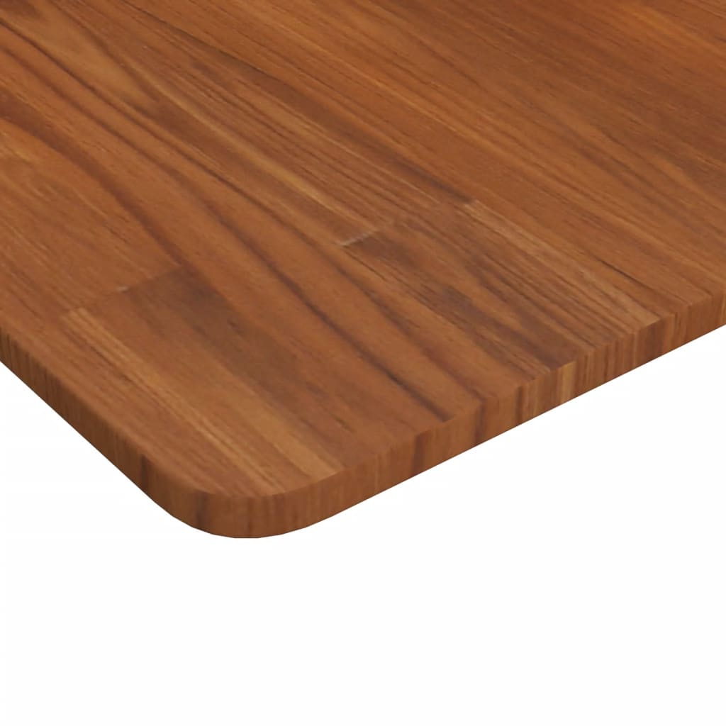 Bathroom Countertop Dark Brown 100x60x1.5cm Treated Solid Wood