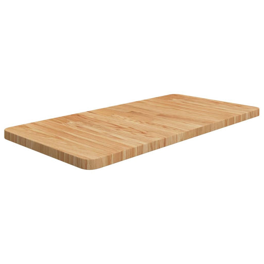 Bathroom Countertop Light Brown 80x40x2.5cm Treated Solid Wood