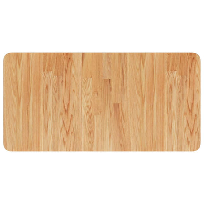 Bathroom Countertop Light Brown 80x40x2.5cm Treated Solid Wood