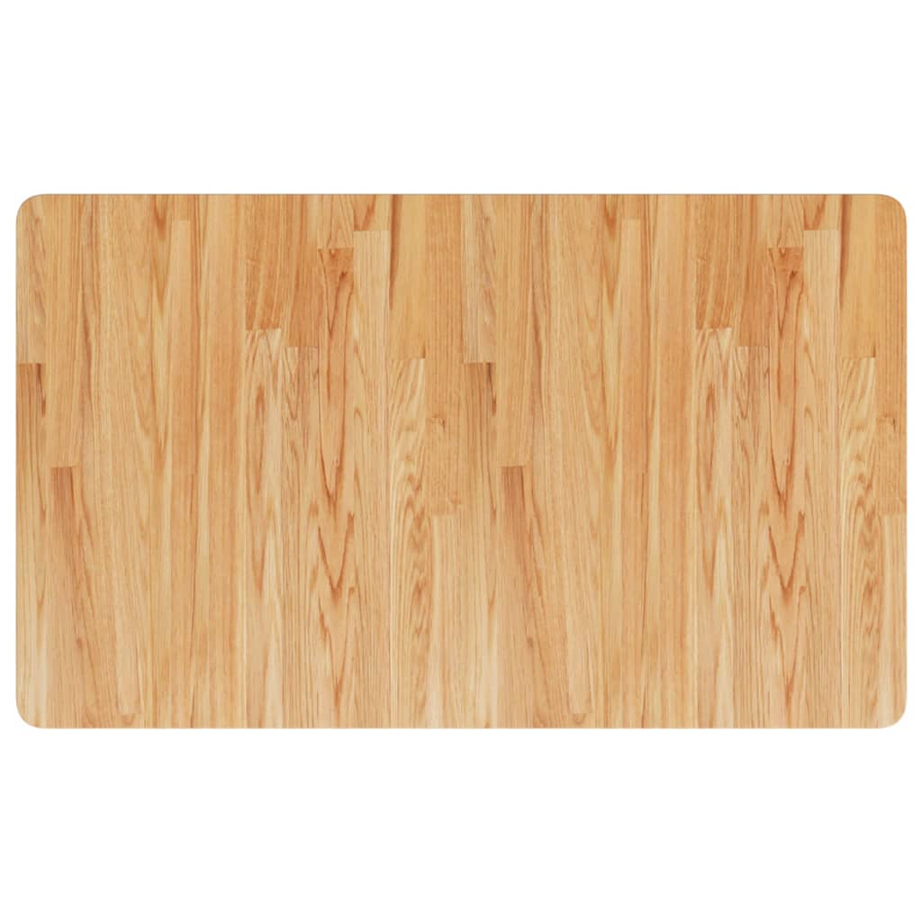 Bathroom Countertop Light Brown 100x60x2.5cm Treated Solid Wood