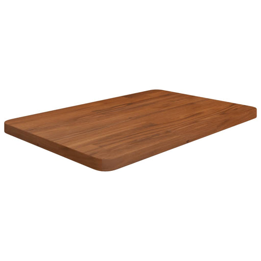 Bathroom Countertop Dark Brown 60x40x2.5cm Treated Solid Wood