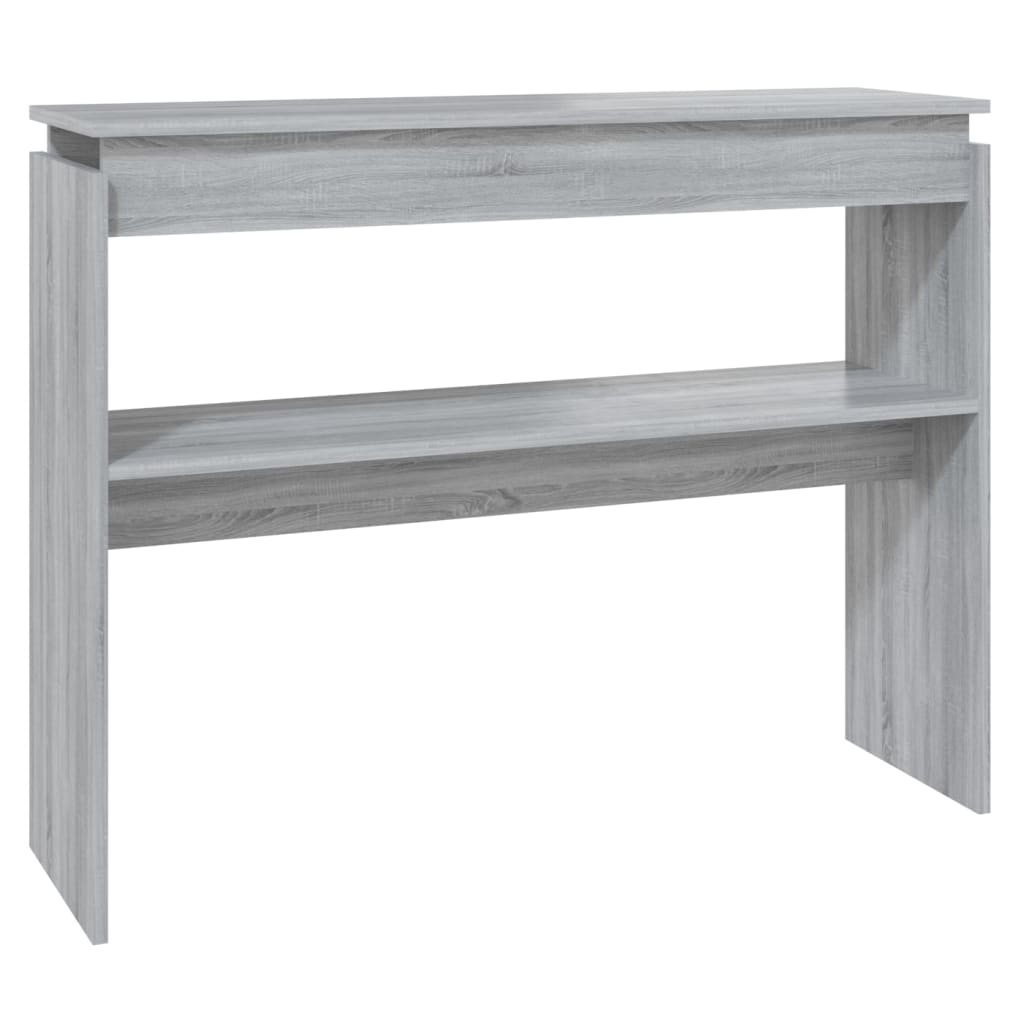Console Table Grey Sonoma 102x30x80 cm Engineered Wood