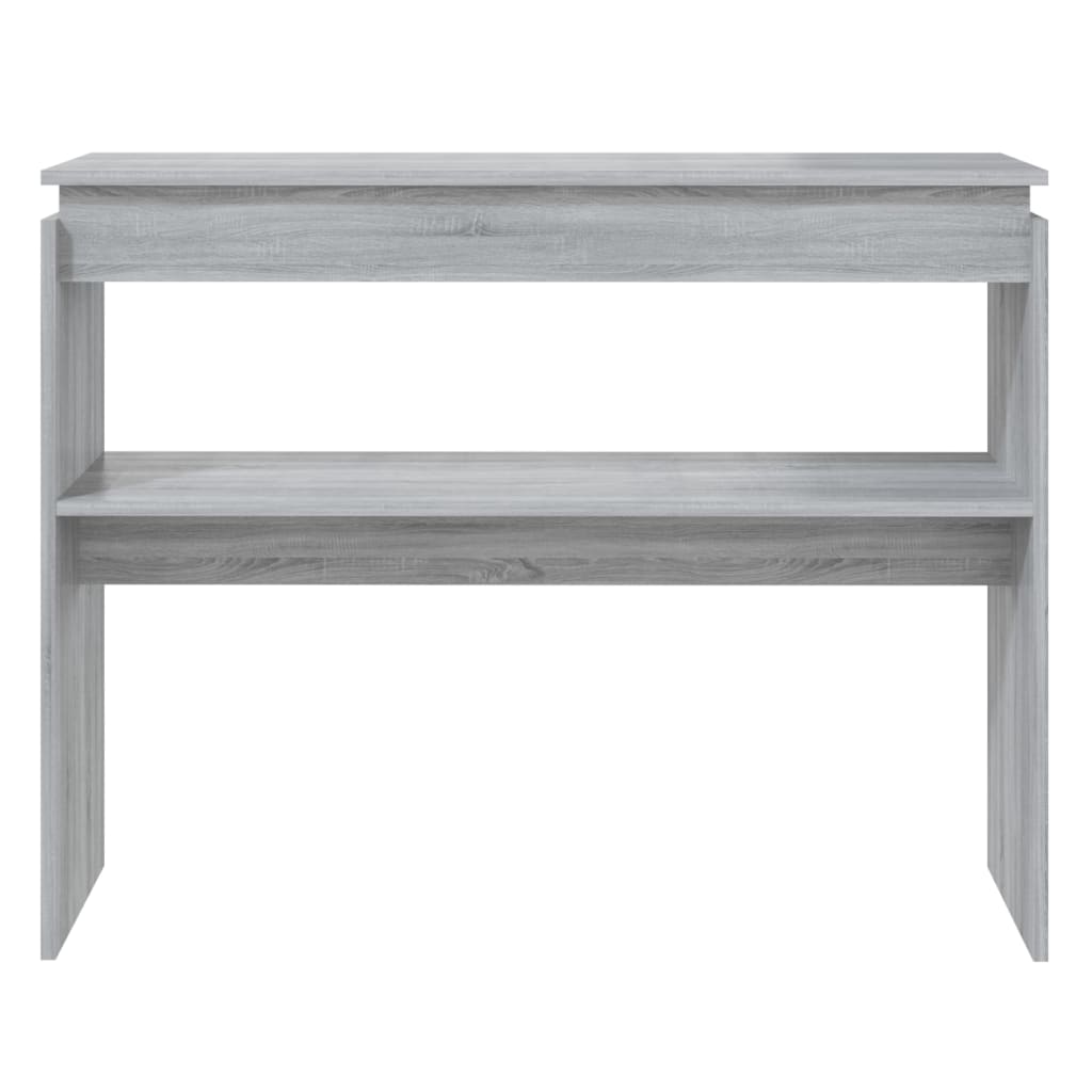 Console Table Grey Sonoma 102x30x80 cm Engineered Wood