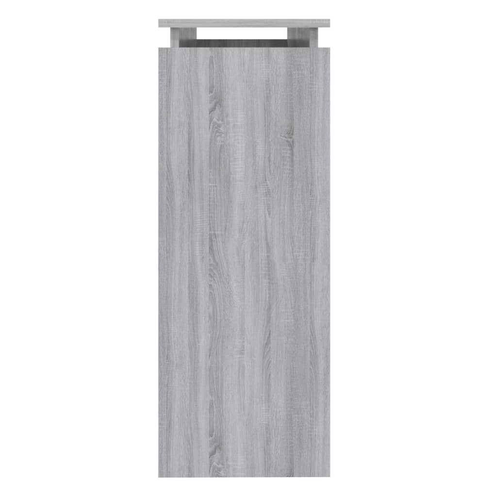 Console Table Grey Sonoma 102x30x80 cm Engineered Wood