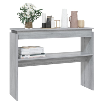 Console Table Grey Sonoma 102x30x80 cm Engineered Wood