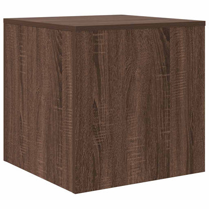 Nesting Tables 3 pcs Brown Oak Engineered Wood