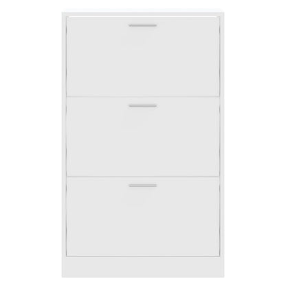 Shoe Cabinet White 63x24x103 cm Engineered Wood
