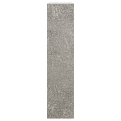 Shoe Cabinet Concrete Grey 63x24x103 cm Engineered Wood