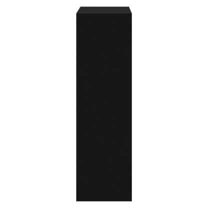 Shoe Cabinet Black 63x24x81 cm Engineered Wood