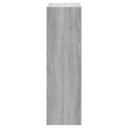 Shoe Cabinet Grey Sonoma 63x24x81 cm Engineered Wood