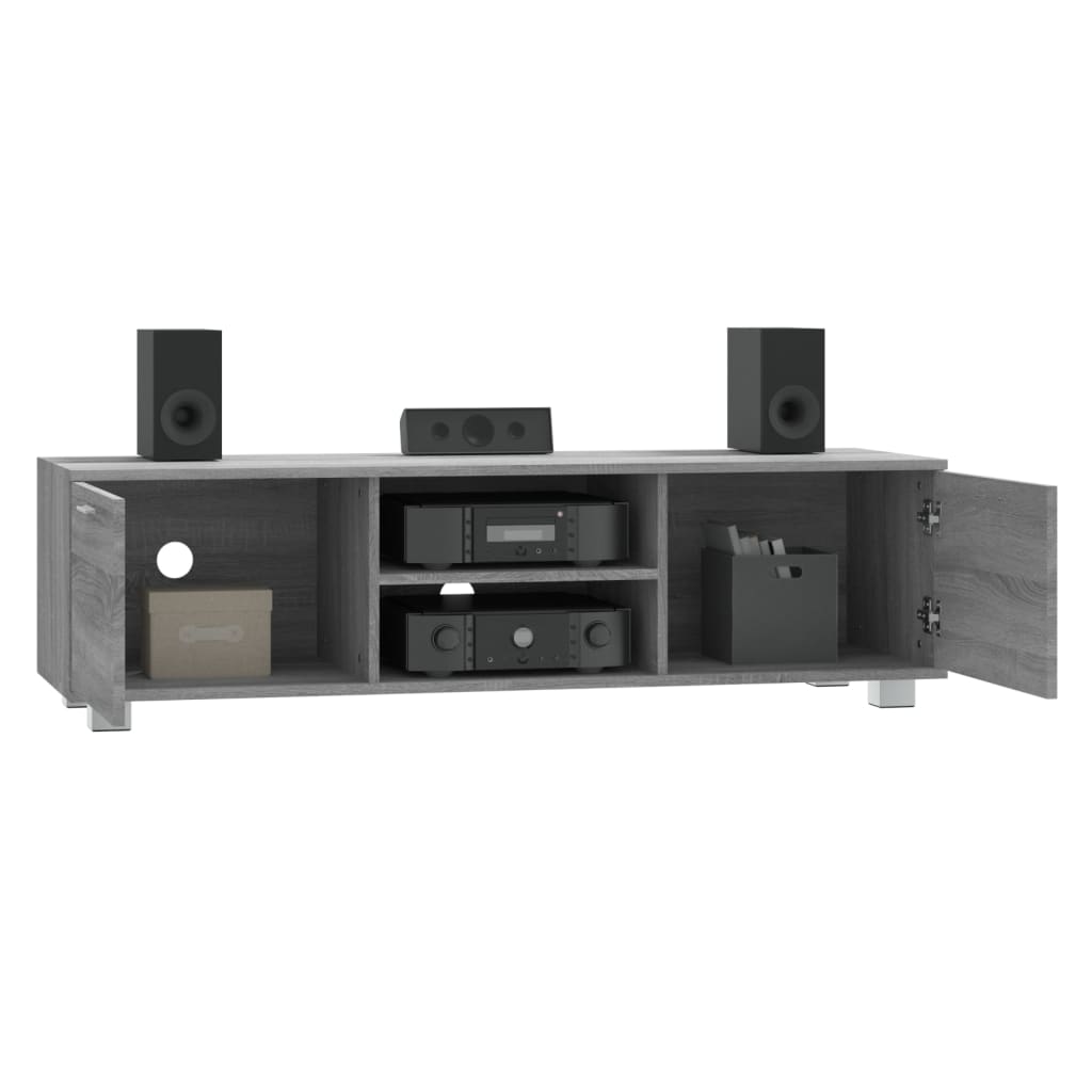 TV Cabinet Grey Sonoma 140x40.5x35 cm Engineered Wood