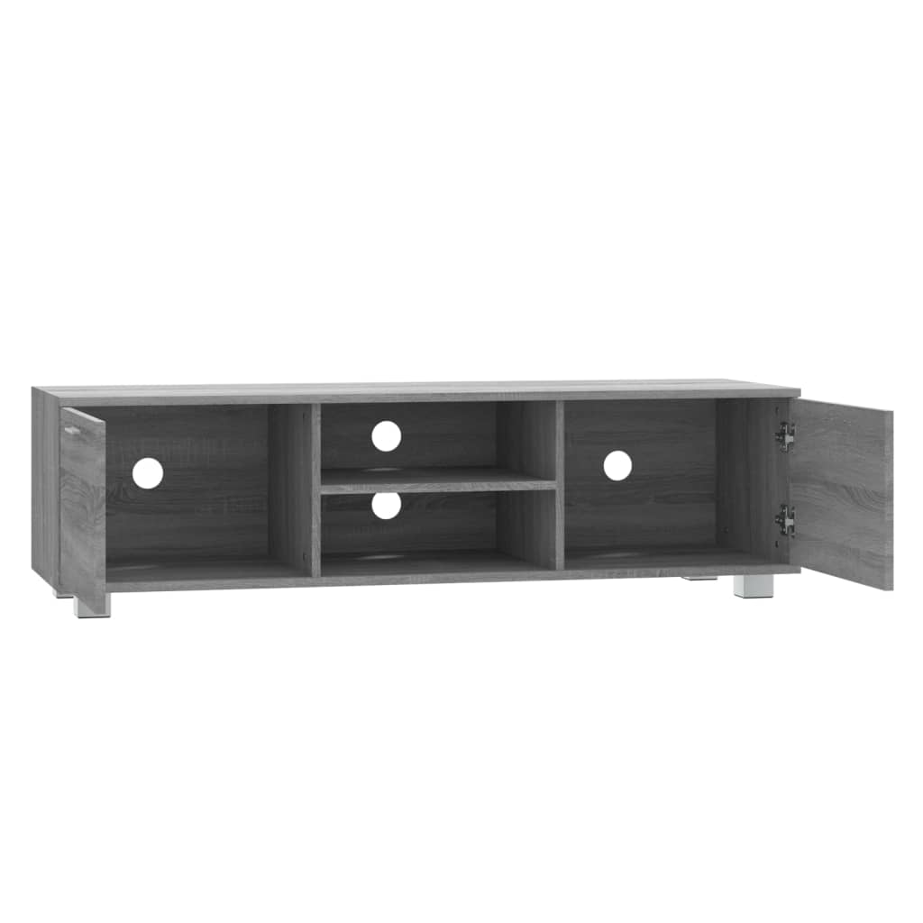 TV Cabinet Grey Sonoma 140x40.5x35 cm Engineered Wood