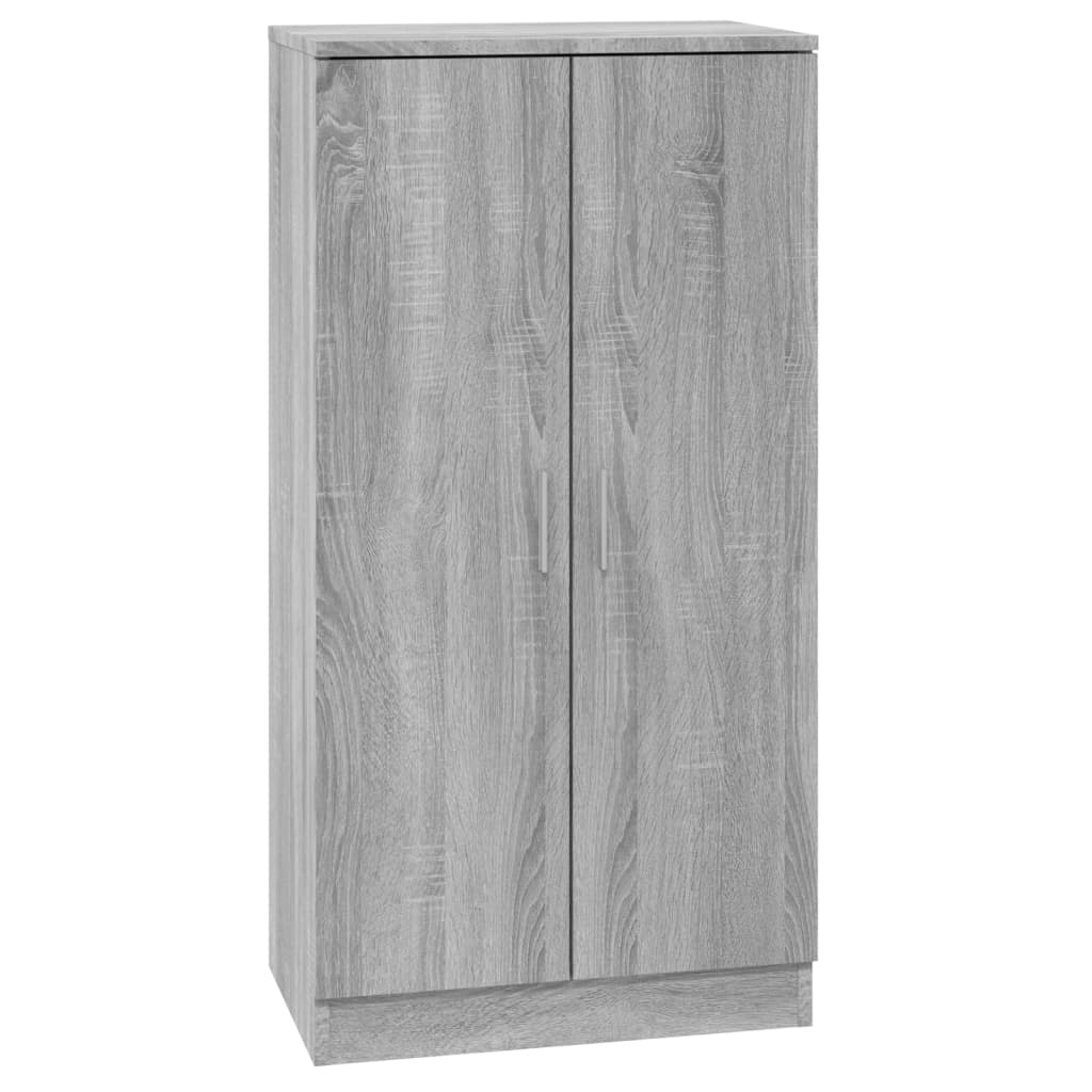 Shoe Cabinet Grey Sonoma 55x35x108 cm Engineered Wood