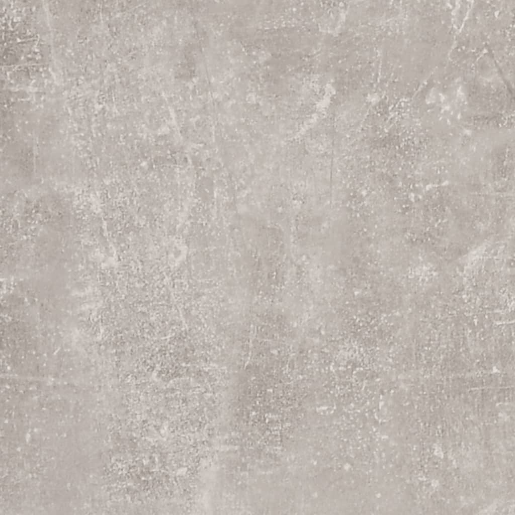 Drawer Cabinet with Castors Concrete Grey Engineered Wood