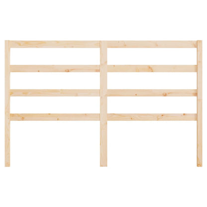 Bed Headboard 126x4x100 cm Solid Wood Pine
