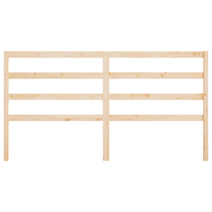 Bed Headboard 206x4x100 cm Solid Wood Pine