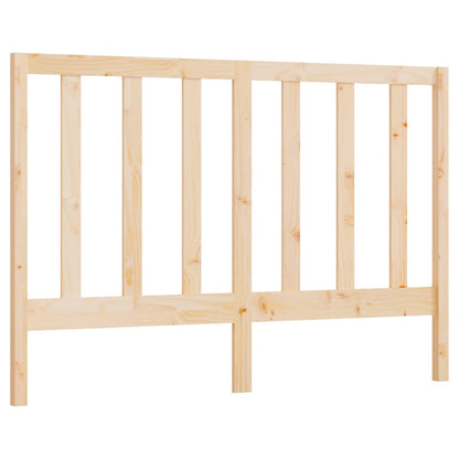 Bed Headboard 146x4x100 cm Solid Wood Pine