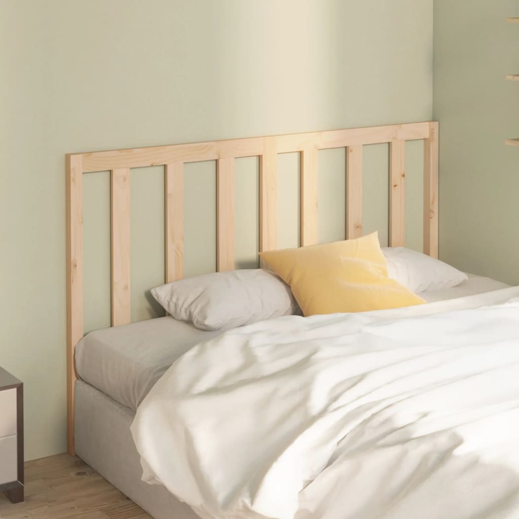 Bed Headboard 166x4x100 cm Solid Wood Pine