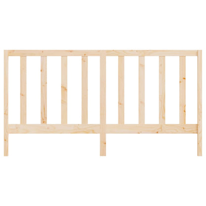 Bed Headboard 206x4x100 cm Solid Wood Pine