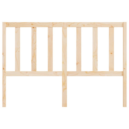 Bed Headboard 126x4x100 cm Solid Wood Pine