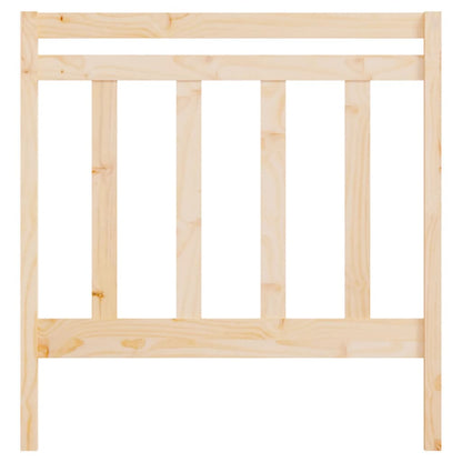 Bed Headboard 96x4x100 cm Solid Wood Pine