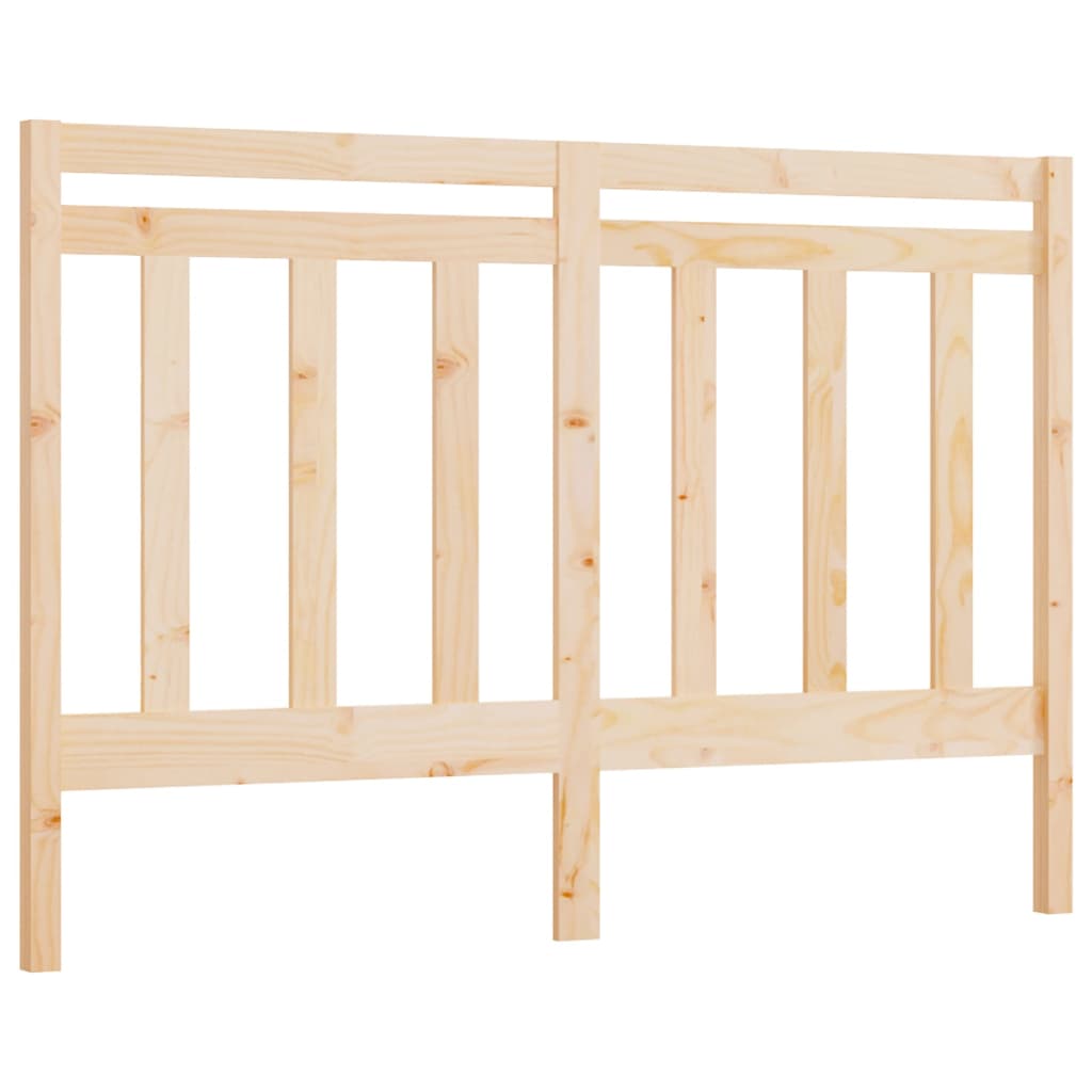 Bed Headboard 166x4x100 cm Solid Wood Pine