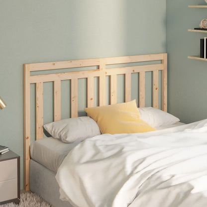 Bed Headboard 166x4x100 cm Solid Wood Pine