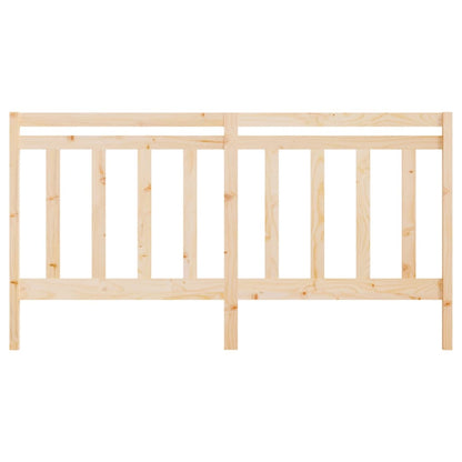 Bed Headboard 206x4x100 cm Solid Wood Pine
