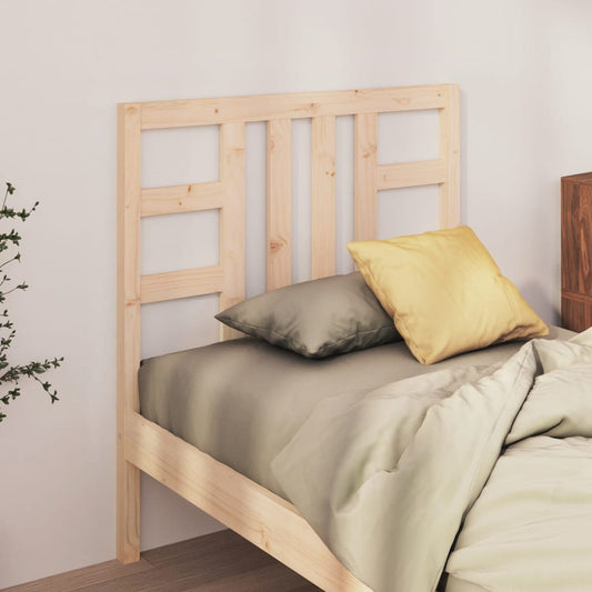 Bed Headboard 106x4x100 cm Solid Wood Pine